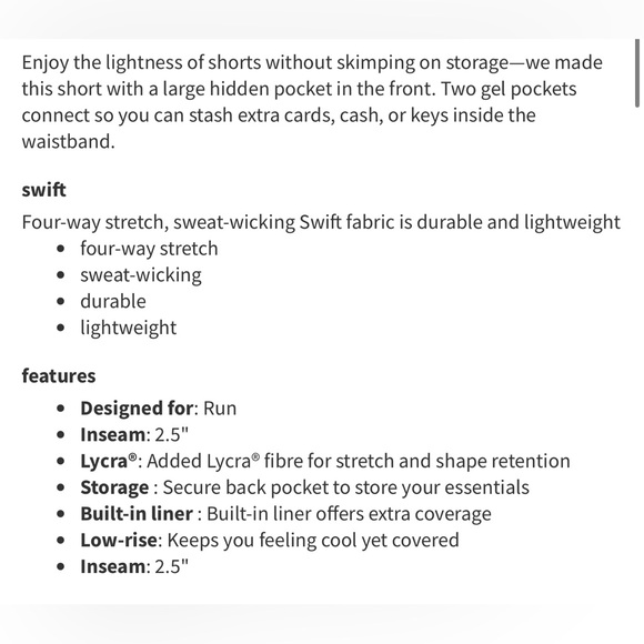 Lululemon Speed Up Short *2.5" Sun Dazed Multi Pink / Super Dark Sz 8! - Picture 3 of 12